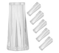 TOPBATHY 6 pièces Tassels Plastique Transparent pour Cordon de Rideau Accessoires Universels pour Stores Romains de Bruit pour Décoration Intérieur