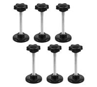 TOPBATHY 6 Pièces Vis à Bouton de Serrage M6 Construction Légère en Plastique et Acier Galvanisé pour Accessoires de Déambulateur Adaptée aux Seniors pour Usage Extérieur