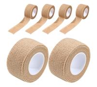 TOPBATHY 6 rouleaux Ruban Adhésif Élastique Auto-adhésif Bande Antidérapante et Anti-rayures pour Meubles Protection Sol et Bandage Flexible pour Doigts et Articulations Couleur Peau
