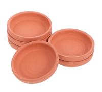 TOPBATHY 6pièces Plateaux de Drainage pour Pots de Plantes Redondants Terre Cuite Recueil Eau et Protection des Sol pour Plantes Intérieur et Extérieur