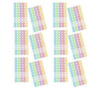 TOPBATHY 750 pièces Étiquettes Autocollantes de Renfort Rondes pour Papier Perforé Autocollants Renforcements Circulaires pour Volantes Protection pour Cahiers Bureaux et Écoles