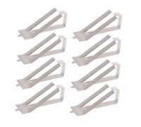 TOPBATHY 8 pièces Clips de Fixation Acier à Ressort pour Lit Verre Imprimante Robustes et Pince Stable pour Plateforme Chauffante Ender Installation Simple et Polyvalente