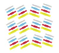 TOPBATHY 80 pièces Connecteurs de Fils Isolés Mâle et Femelle à Sertir à Froid avec Isolation Complète pour Réparation et Raccordement de Câbles Accessoires de Câblage Sécurisés et