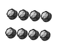 TOPBATHY 8pièces Bouton De Commande De Gril De Four Plastique Bouton De Remplacement Pour Cuisinière à Gaz Barbecue Four Interrupteur De Commande Accessoire De Cuisine