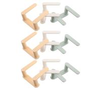 TOPBATHY 9 Pièces Porte Serviettes de Salle de Bain Crochets de Peignoirs Rangement Mural pour Vêtements et Chapeaux Couleurs