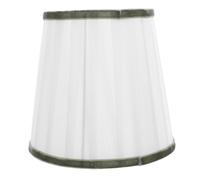 TOPBATHY Abat-jour Plissé Tissu pour Lampe de Table Diffuseur de Lumière Doux Facile à Installer pour Chambre Salon ou Hôtel