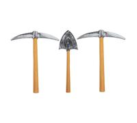 TOPBATHY Accessoire De Hache en Mousse Et Faux Piochon pour Costume Nain, Lot De 3 Set De Pièces, Taille Compacte, Léger, pour Cosplay, Spectacle Et Fête Halloween