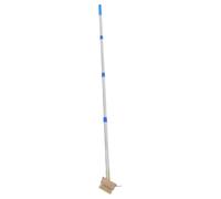 TOPBATHY Acier Inoxydable Brosse à Désherber à Long Manche pour Jardins | Outil à Tige Multiple, Fil Cuivré, Usage sur Fermes et Allées, Argenté, pour Fissures et Pavés