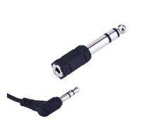 TOPBATHY Adaptateur Audio Jack Convertisseur Microphone 6,5 Mm vers 3,5 Mm Noir en Alliage Lot de 15 Pièces, Conversion Signal Audio Stéréo pour Console de Mixage et Mixer