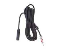 TOPBATHY Adaptateur D'antenne FM pour Poste Autoradio Voiture Câble Extension 4,5 M en Plastique Noir, Connecteur Mâle vers Femelle, Réparation sans Coupe de Câbles d'origine