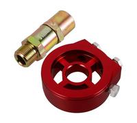 TOPBATHY Adaptateur de Refroidisseur de Carburant en Alliage d'Aluminium Plaque Sandwich Pièce de Modification Automobile Compatible Voitures Amélioration Performances Installation Facile