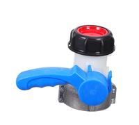 TOPBATHY Adaptateur Valve Ibc Aluminium Vanne Robuste pour Cuve Raccord Étanche pour Réservoir Liquide Chimique Du Débit Accessoires pour Plastiques