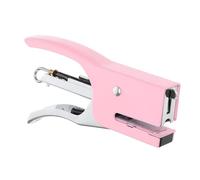 TOPBATHY Agrafeuse à Main Métallique Portable Couleur Macaron Ergonomique Mini Agrafeuse pour Bureau Maison et Étudiants Prise Confortable pour Agrafes Jusqu