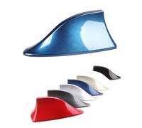 TOPBATHY Antenne FM/am avec de Requin Rouge Fonction Voiture Aileron pour Radio Design Abs Élégant et Installation sans Perçage pour Décoration de Toit