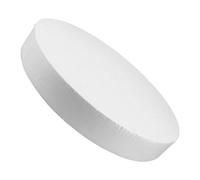 TOPBATHY Assiette à gâteau Ronde en polystyrène Plateau de Mousse Ronde Matériau de Bricolage pour sucettes - Cercle en Mousse Bloc de Mousse Artisanal Disque Rond en Mousse Blanche