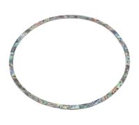 TOPBATHY Autocollants pour Rosace de Guitare en Nacre 12 Pièces, Décorations D'incrustation Pvc 4 Mm, Accessoires Guitare Acoustique pour Personnalisation et Réparation Sonore