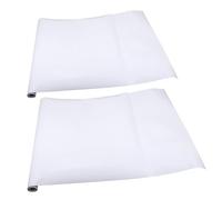 TOPBATHY Autocollants Tableau Blanc Effaçable à Sec 2 Pièces 45X100 CM Surface Lisse Blanche Film Mural Amovible pour Garçon et Filles Tableau à Dessin et Menu Scolaire