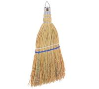 TOPBATHY Balai à Main Boucle Suspendue Robuste en Paille Naturelle Conception Portable pour Nettoyage Extérieur pour Cour et Garage