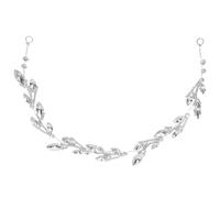 TOPBATHY Bandeau en Zircon Réglable en Alliage pour Mariée, Élégant | Souple et Léger, Style Romantique, Argenté, pour Mariage, Homecoming, Théâtre, Présent pour Maman