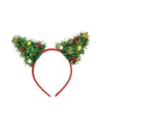 TOPBATHY Bandeau Sapin de Noël Cerceau à Cheveux Sapin de Noël en Tissu Léger et Confortable, Accessoire de Fête et Prop de Selfie,