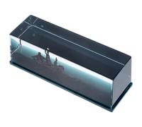 TOPBATHY Bateau Pirate Miniature en Acrylique Liquide Fluide, Presse-Papier Décoratif Unique pour Bureau ou Table de Chevet, Présent d'anniversaire Symbolisant l'amour Courage