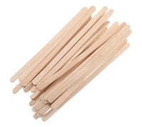 TOPBATHY Bâtonnets De Cire Dépilatoire Bois 100 Pcs 140x6x2 Mm Bords Arrondis Applicateurs Cire Corps Et Sourcils Pour Épilation Professionnel