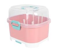 TOPBATHY Biberon Boîte De Rangement Porte-Biberon Couverts Égouttoir Panier Ustensile Étendoir Panier Évier Égouttoir Plat Égouttoir avec Couvercle Bébé Porte-Biberon Sèche Cuisine