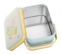 TOPBATHY Boîte à Bonbons en Fer Réutilisable Petite Taille Motif Lapin Boîte D'emballage de Pâques pour Friandises et Présents pour Fêtes et Dragées Coffret Présent Portable
