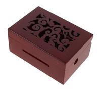 TOPBATHY Boîte à Musique à Manivelle 15 Notes en Bois Sculpté Vintage, Mécanisme DIY pour Création Musicale, Organiseur et Protection de Pièces, pour Projets Créatifs Garçon et Filles