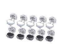 TOPBATHY Boîte De 10 Pièces de fiancé pour elle collier titulaire attaquer vente nouveauté sceau boite rangement boite de rangement organisateur de bague cas de bague de fête éponge