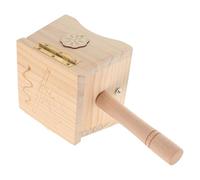 TOPBATHY Boîte de Moxibustion Chinoise en Bois, Portable et Résistante, Style Traditionnel Fond Plat, pour Moxibustion du Corps et Abdomen, Usage en Voyage et Hôpital