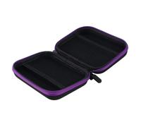 TOPBATHY Boîte de Rangement Huile Essentielle Portable avec Double Fermeture Éclair Protection Antichoc Capacité Spacieuse pour Parfum et Aromathérapie Sac de Voyage Compact et Léger