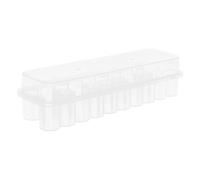 TOPBATHY Boîte de Stockage de Flacons Transparents pour Contenant Tubes de Support de Tubes à Rangement Pratique pour Congélateur pour Laboratoire et Déplacements