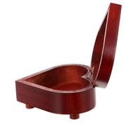 TOPBATHY Boîte Musicale Vintage Décorative Forme de Cœur Coffret à Musique DIY pour Anniversaire Noël et Fête Boîte de Rangement avec Design Sculpté