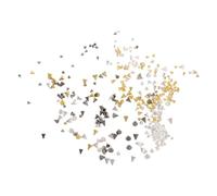 TOPBATHY Boîtes de Breloques Punk pour Ongles 6 Compartiments de Clous Coniques Métalliques Noirs Embellissements Nail Art Punk Vintage pour Manucure Grunge et Décoration D’Ongles