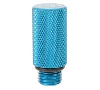TOPBATHY Bouchon Manuel pour Détendeur de Plongée en Aluminium Bleu Adaptateur à Déconnexion Rapide 3/8-24 Accessoire Étanche Anti-Fuite pour Régulateur Basse Pression Maintenance sans