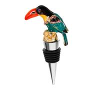 TOPBATHY Bouchon Vin Métallique Animal Coloré Bouche pour et Conserver la Fraîcheur Vin Accessoire Décoratif Réutilisable pour Bouteille