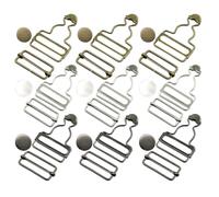 TOPBATHY Boucles de Rechange pour Salopettes en Fer 30 Pièces 3,8 Cm, Boutons Réglables Métal, Attaches Robustes Multicolores pour Bretelles et Ceintures, Accessoires Couture Pratiques