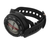 TOPBATHY Boussole De Plongée sous-Marine Boussole De Poignet pour L'Orientation Phosphorescente en TPU Noir