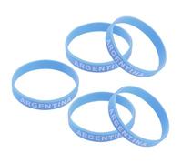 TOPBATHY Bracelet Drapeau Australien en Silicone 5 Pièces pour Sport | Lot de Cinq, Usage Match et Course, Confort au Poignet, Style Fan pour Soutien en Compétition