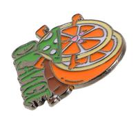 TOPBATHY Broche Orange en Alliage Épingle Émail Fruit Cartoon pour Femmes, Accessoire Décoratif et Sécurisé pour Chapeaux et Chemises Lors Journée Orange Shirt