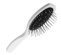 TOPBATHY Brosse Métallique en Acier Inoxydable Anti-statique pour Perruques et Extensions Synthétiques Massage du Cuir Chevelu, pour Salon et Usage à Domicile