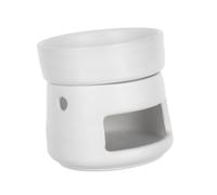 TOPBATHY Brûleur d'arôme en céramique Lampe à Parfum Bougeoir des Feux à thé Diffuseur parfumé diffuseur d'huile Essentielle en céramique Chauffe-Cire parfumée brûleur à Bougie Blanche