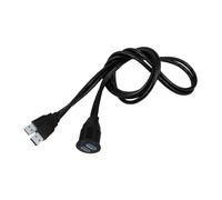 TOPBATHY Câble USB à Montage Encastré avec Ports Rallonge pour Bateau et Camion Câble de Connexion Durable et Rapide