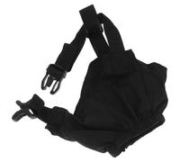 TOPBATHY Cache-œil Pratique pour Animaux de Compagnie en Nylon Léger, Masque Anti-Excitation Facile à Retirer pour Bain et Manucure, Protection D'ombre Noire pour Chien et Chat
