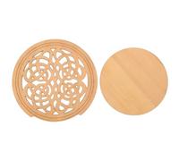 TOPBATHY Cache-Rosace pour Guitare Folk en Bois Massif Naturel Amortisseur de Larsen pour Guitare Acoustique Accessoire de Protection Léger et Compact Adapté aux Électro-Acoustiques