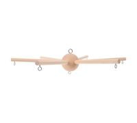 TOPBATHY Cadre Mobile Suspendu Bois à Six Rond pour Lit Garçon Fille Support pour Carillon Accessoire de Décoration Murale et Plafond pour Chambre Garçon Fille Kit DIY pour Mobile