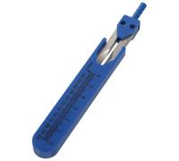 TOPBATHY Calibre de Mesure Électrocardiogramme avec Boîtier de Rangement pour Médecins et Infirmières Bleu