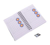 TOPBATHY Carnet de Score Sportif Compact pour Tir à L’Arc Format Poche Feuilles de Suivi des Scores Papier Anti-Traversée Organiseur de Statistiques pour Compétitions et Entraînements