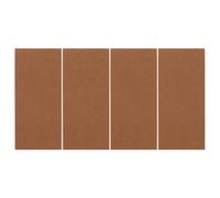 TOPBATHY Carnet de Storyboard 4 Volets, Mini Bloc-notes de Croquis Portable 4 Pièces, Couverture Rigide en Carton Kraft, Papier Blanc pour Cinéastes, Illustrateurs et Scénaristes, Usage